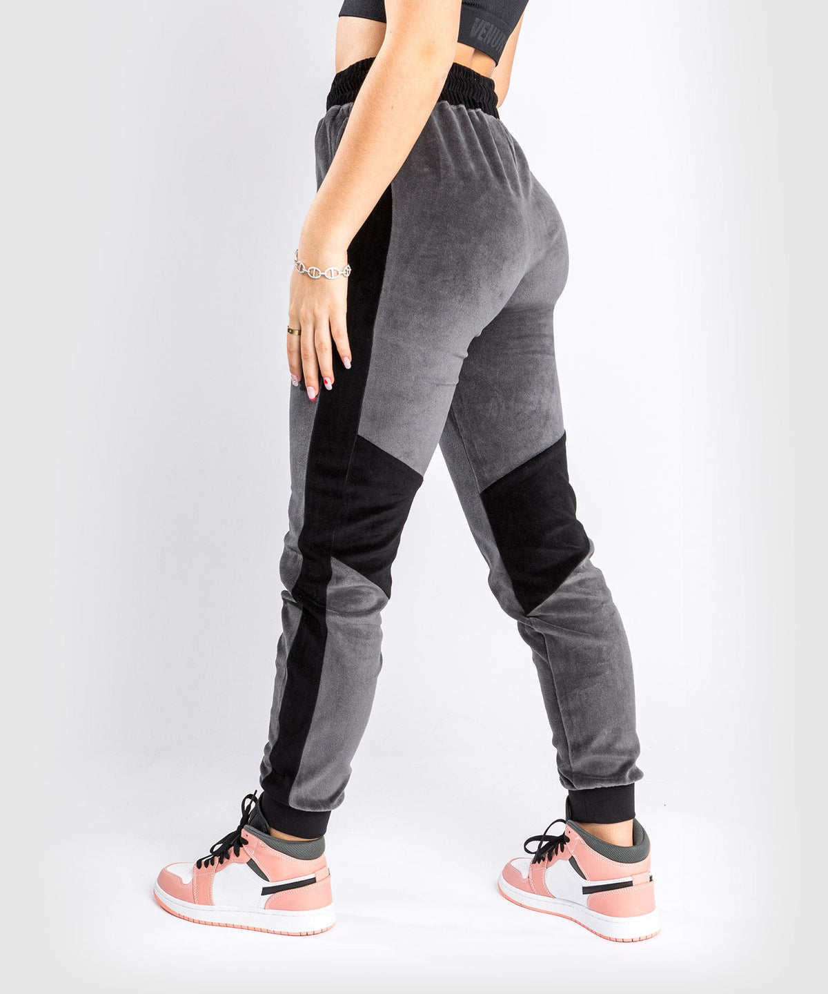 Venum Camoline 2.0 Velvet Joggers Pants - For Women - Grey Black