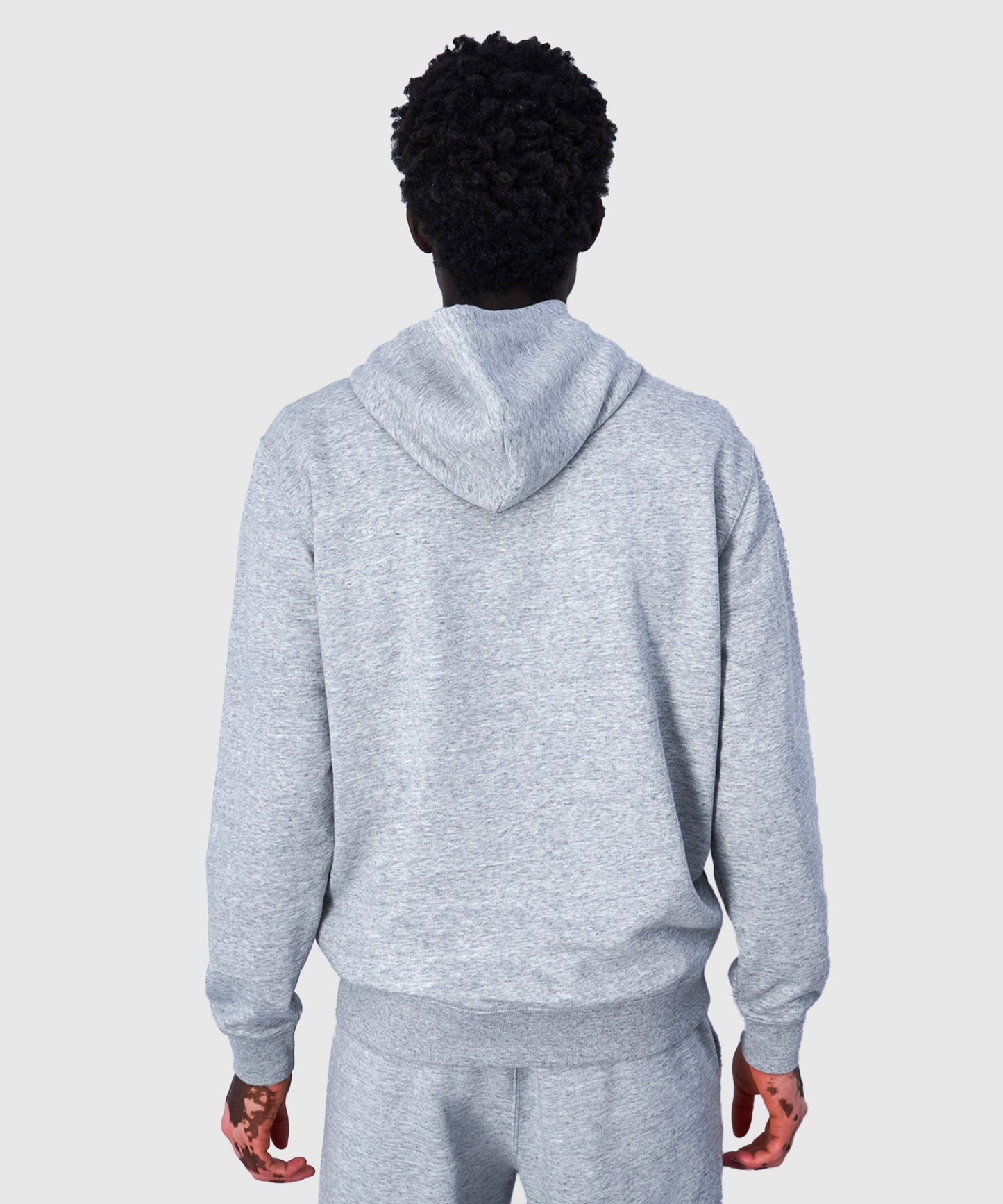 Champion Sudadera con Capucha Hombre – Gris Claro Jaspeado