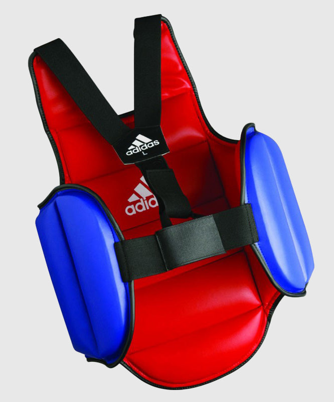 Adidas Reversibler Brustschutz - Rot/Blau