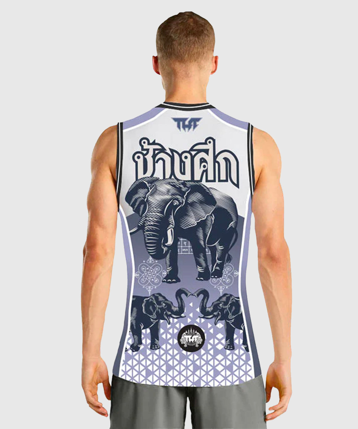 Tuff Top War Elephant Canotta - Bianco/Viola