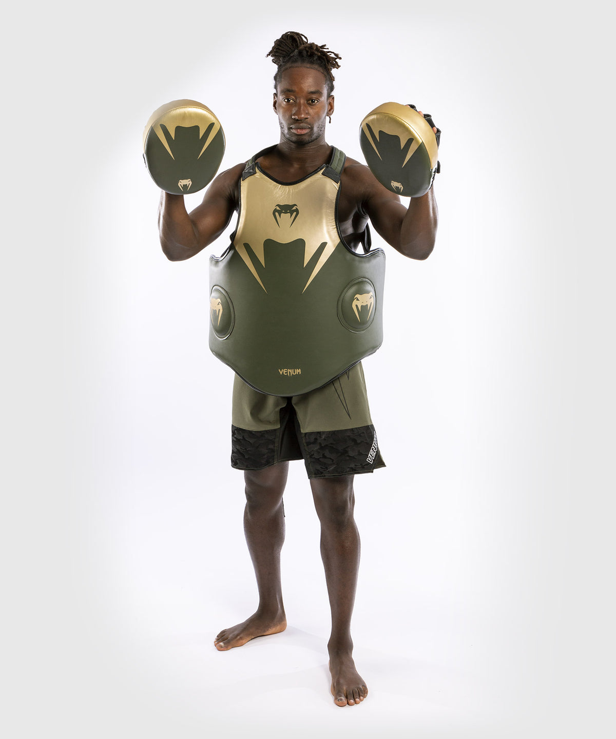Protection de Corps Venum Pro Boxing – Kaki/Or