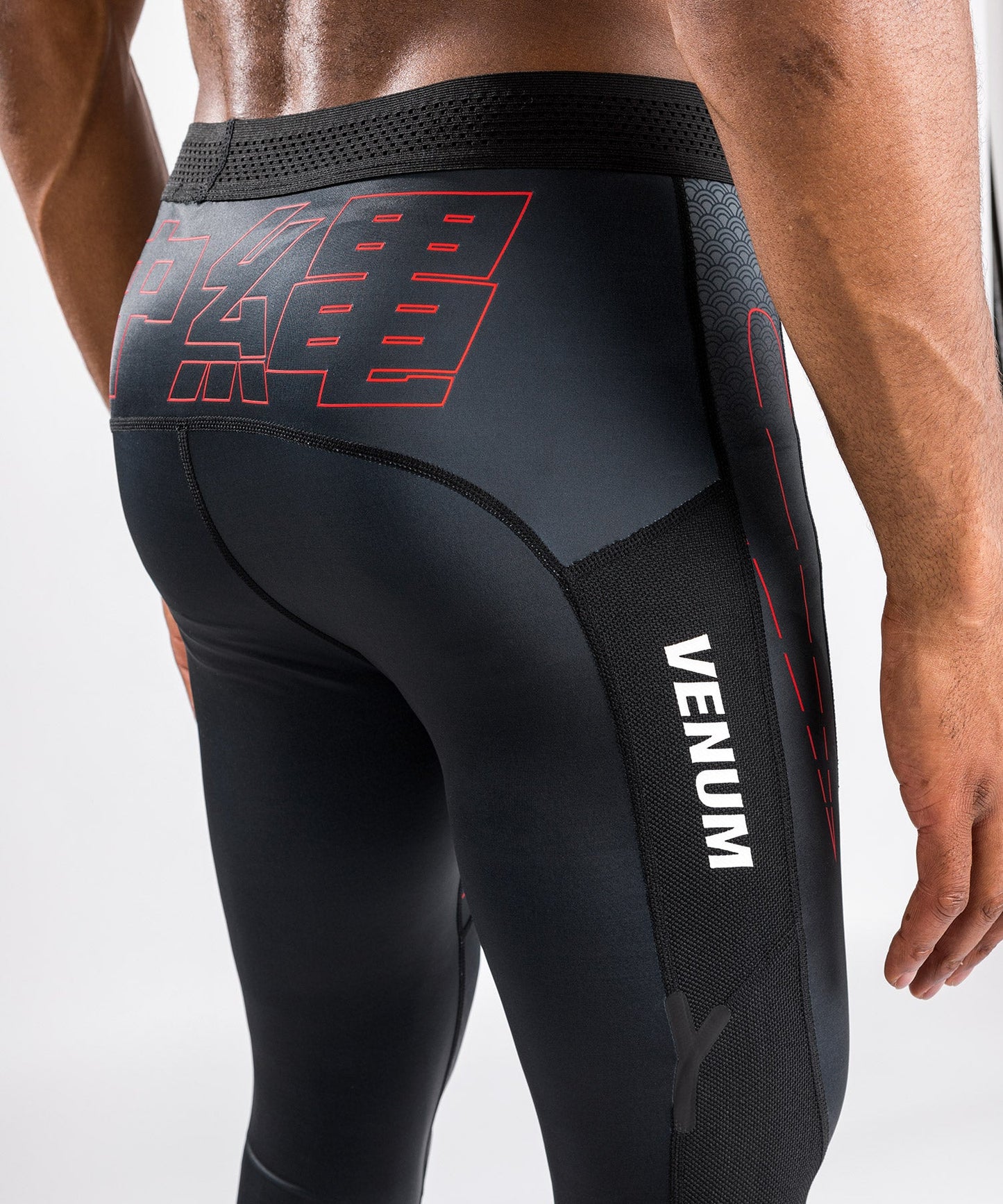 Pantalon De Compression Venum Okinawa 3.0 - Noir/Rouge