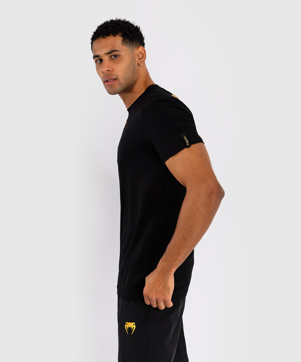 Venum x Topuria Unmatched Edition T-Shirt - Schwarz/Gold