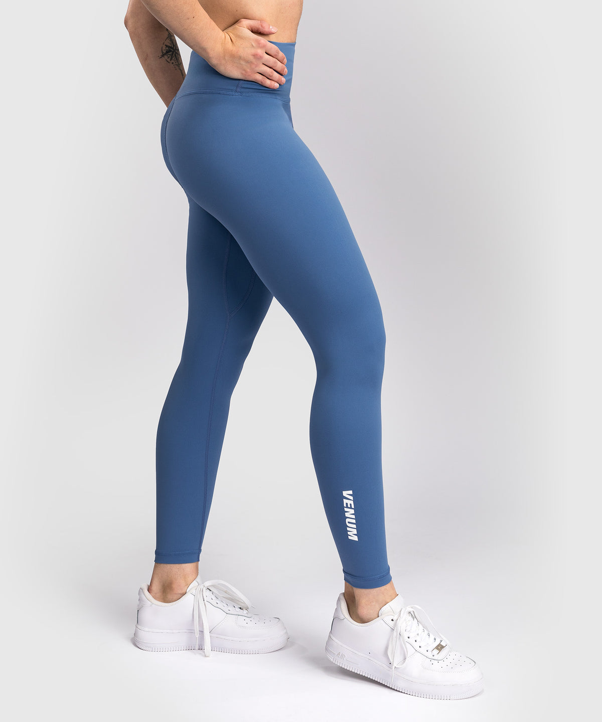 Venum Essential Leggings da Donna - Blu Tempesta