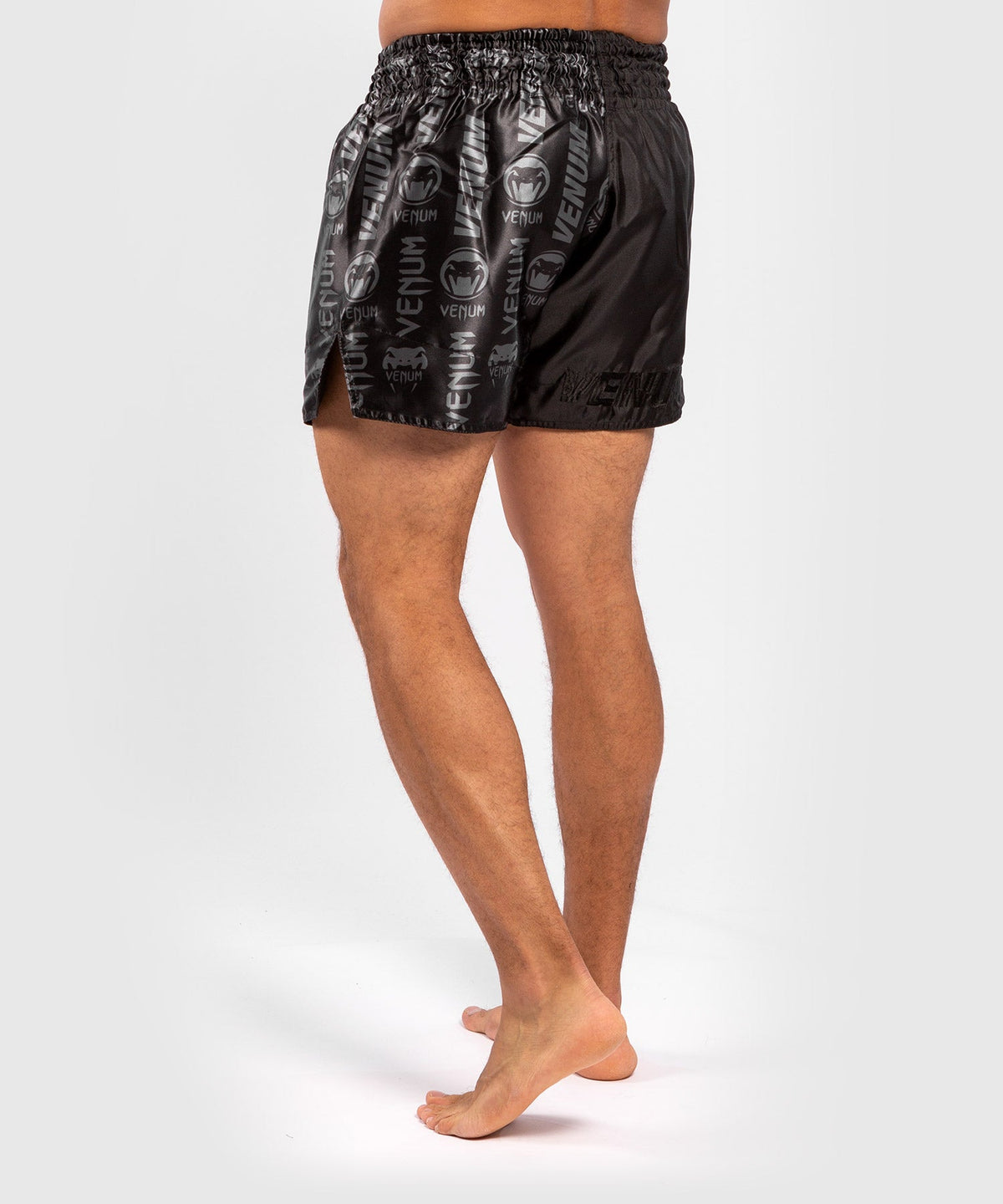 Short de Muay Thai Venum Logos - Noir/Noir