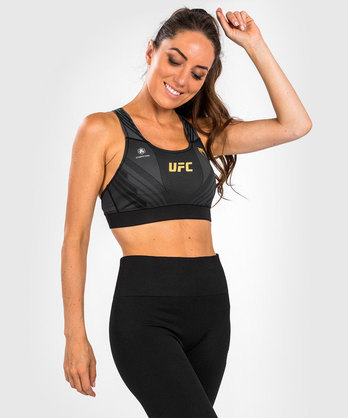 Brassière Femme UFC Venum Authentic Fight Night 1.0 - Noir/Or