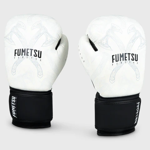 Fumetsu Berserker Boxhandschuhe - Weiß/Schwarz