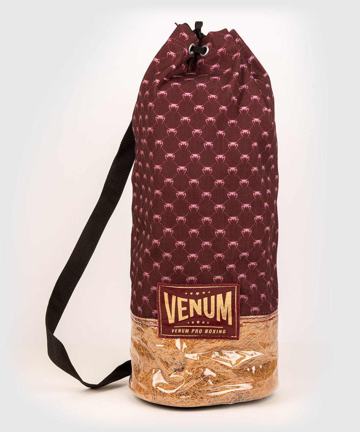 Gants de Boxe Pro avec Lacets Venum Coco Monogram - Rouge Grenat