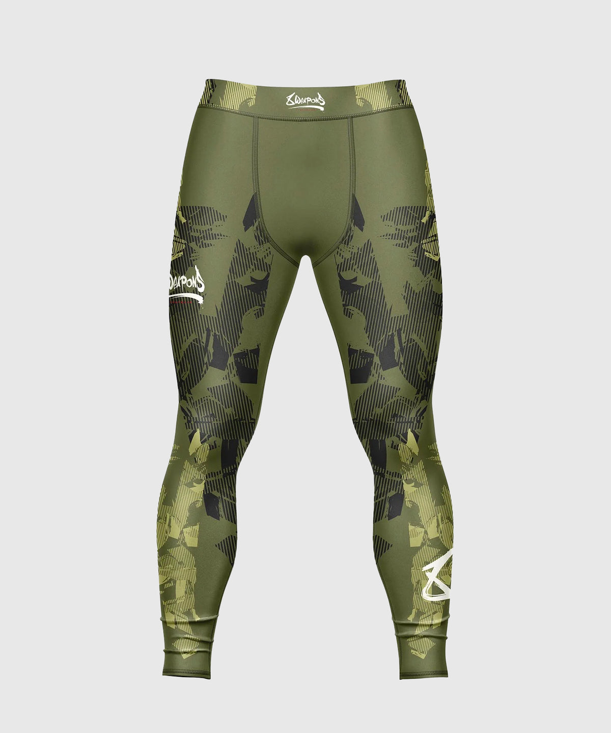8 Weapons Hit 2.0 Pantalones de Compresión - Oliva