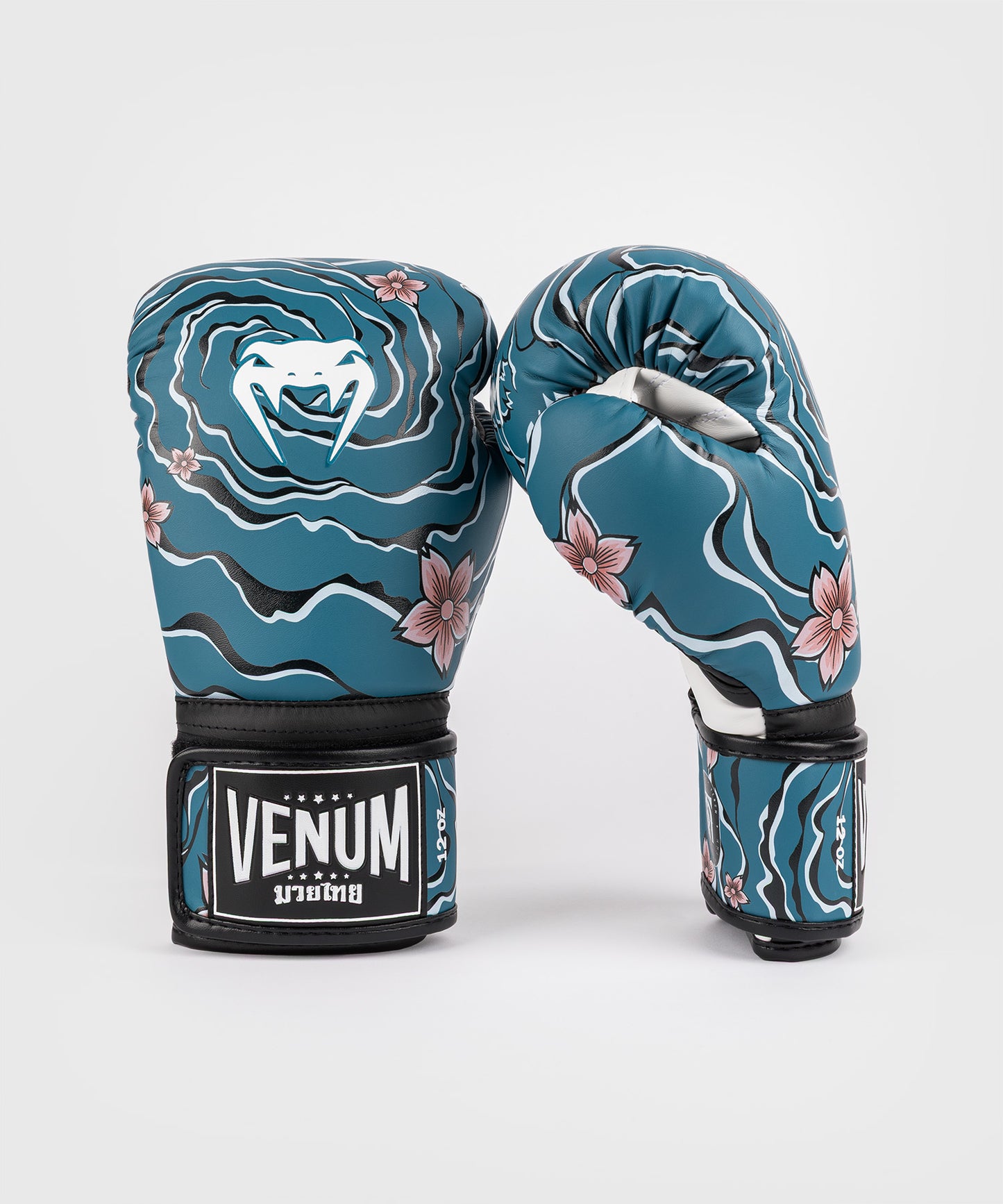 Venum X Tawanchay Boxhandschuhe – Blau/Weiß