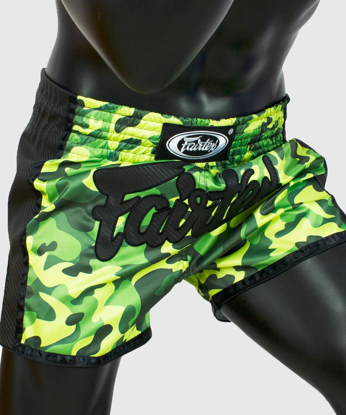 Fairtex Pantalones de Muay Thai - Verde/Camo
