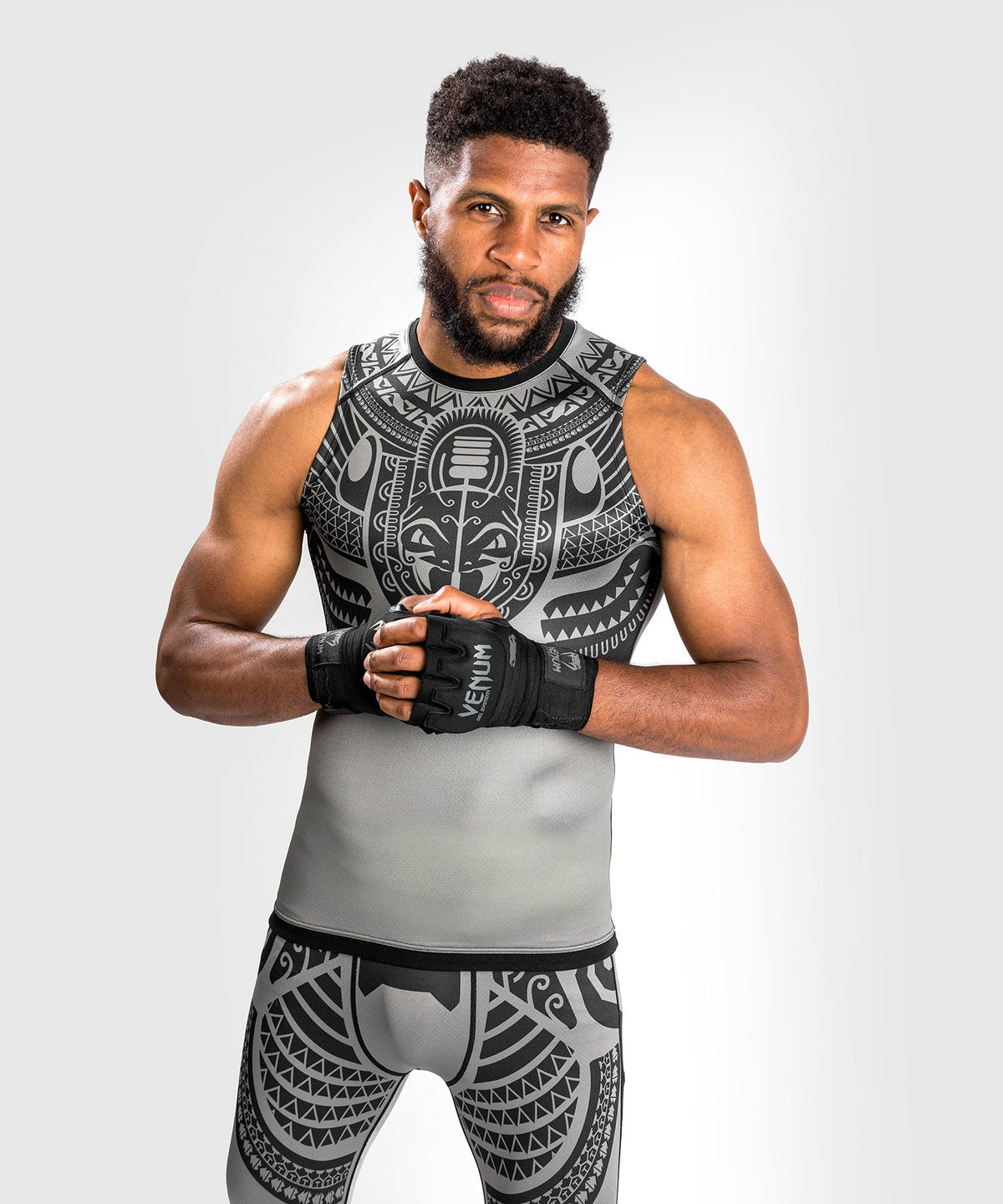 Rashguard Venum Nakahi - Sans Manche - Gris