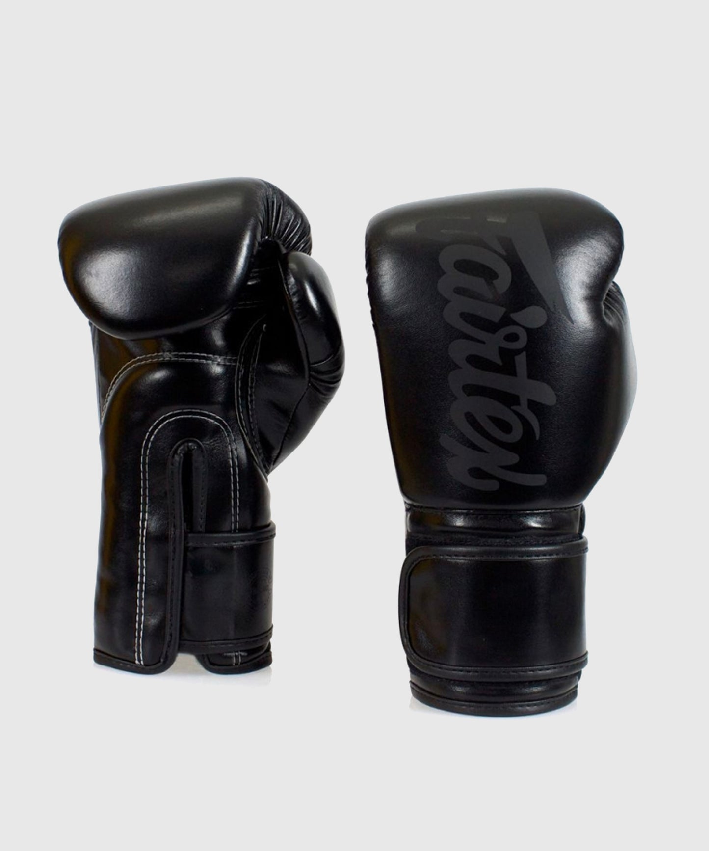 Fairtex Micro Fibre Solid Black Boxhandschuhe