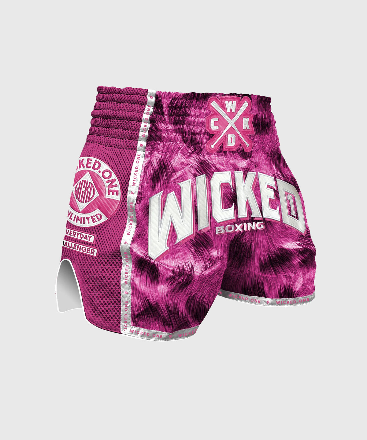 Wicked One Hunter Muay Thai Shorts - Pink