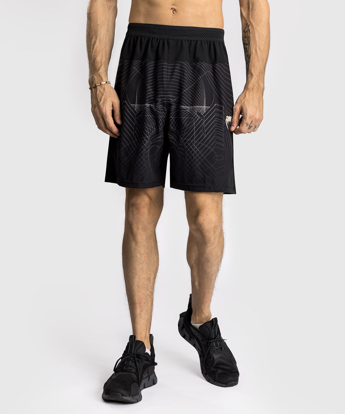 Venum G-Fit Air Pantalones Cortos de Entrenamiento para Hombre - deep Black/desert Sand
