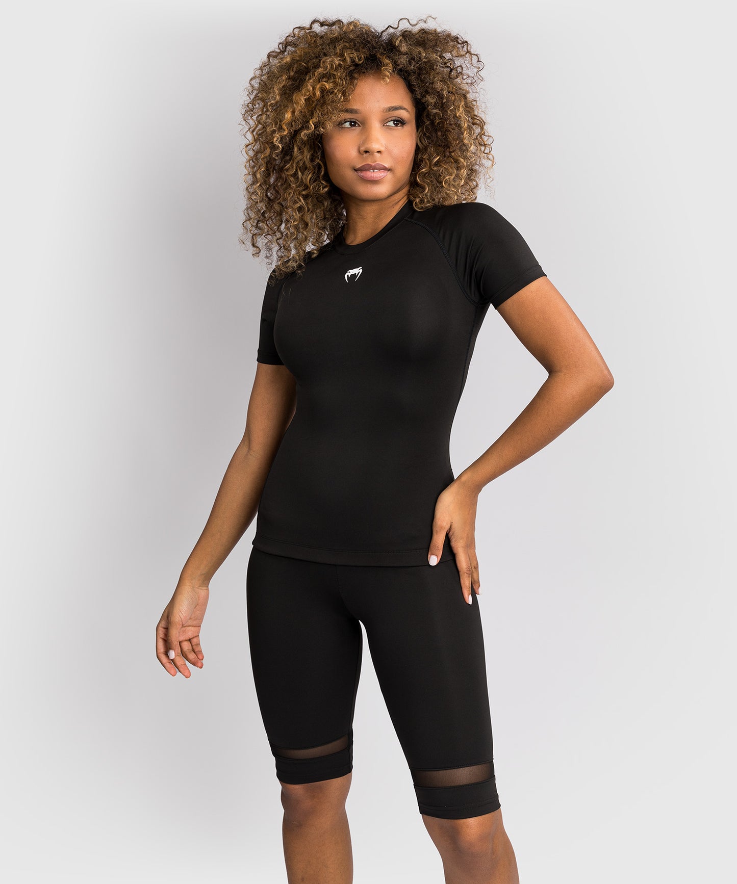 Venum Aero XT Camiseta de manga larga rashguard para mujer - Negro