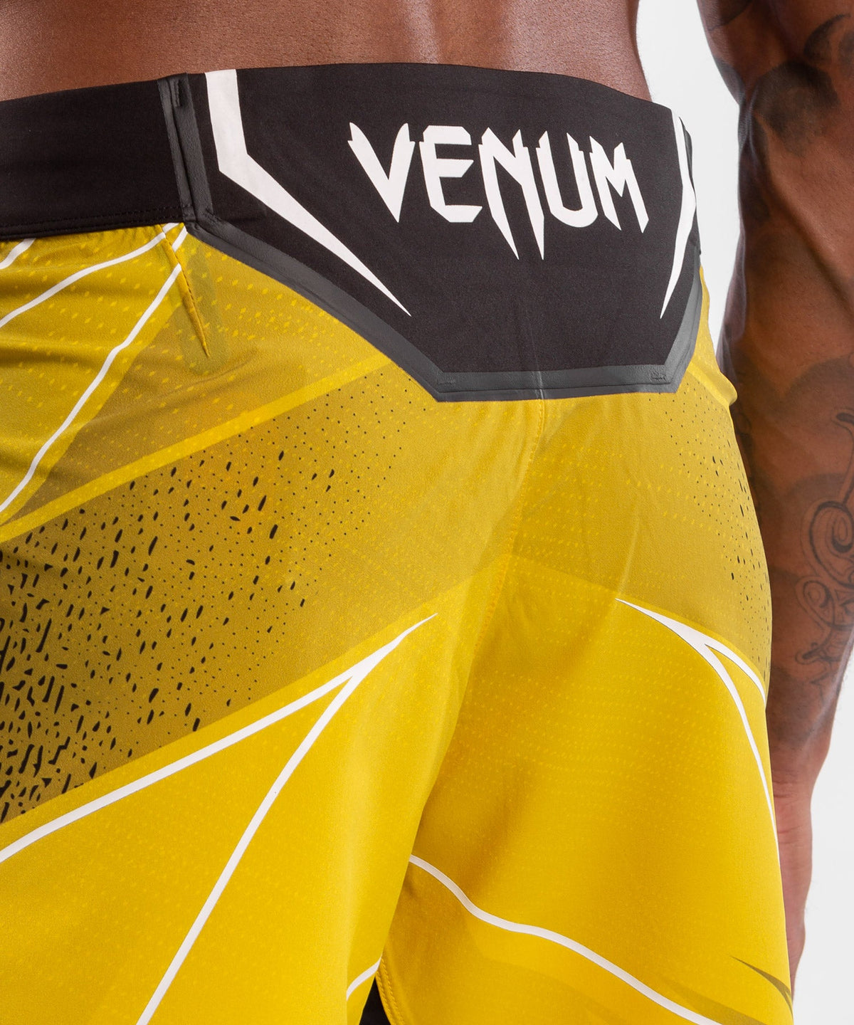 Men's UFC Fightshort Venum Authentic Fight Night - Long Cut - Yellow