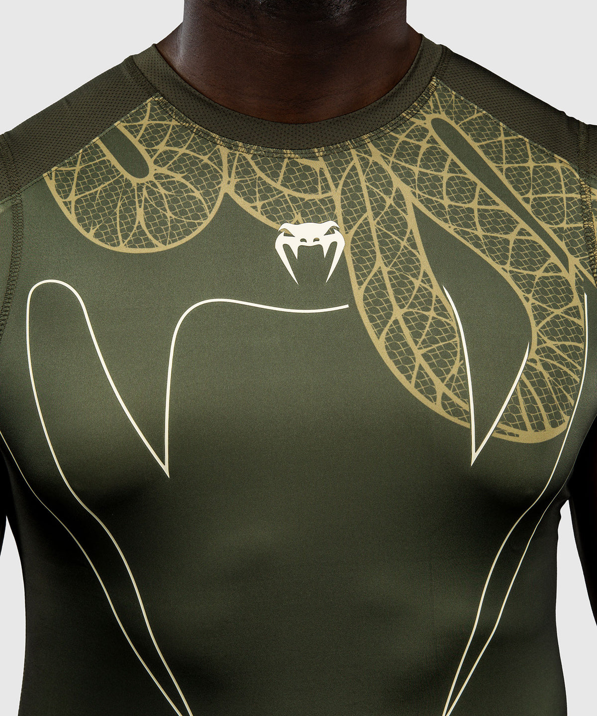 Venum Serpenti Rashguard Sin Mangas – Caqui/Bronce/Marfil