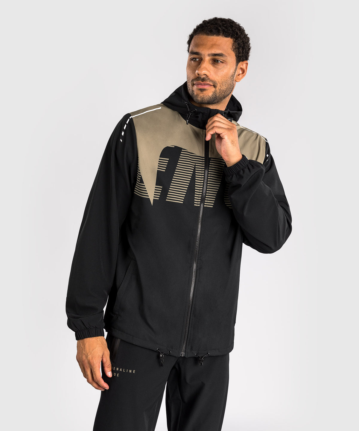 Venum Adrenaline Track Jacket - Black/Sand