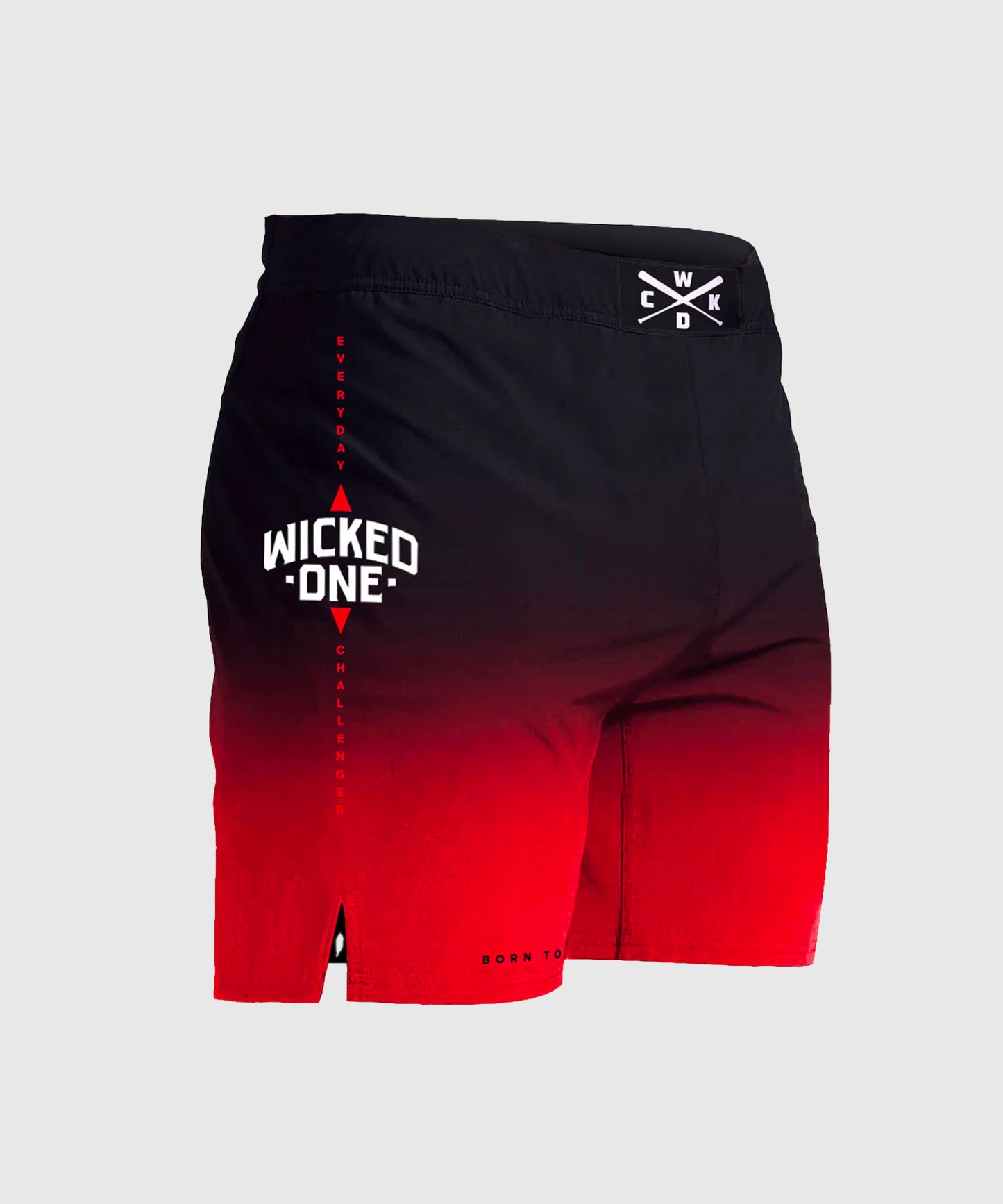 Wicked One Ghost Fightshorts - Schwarz/Rot