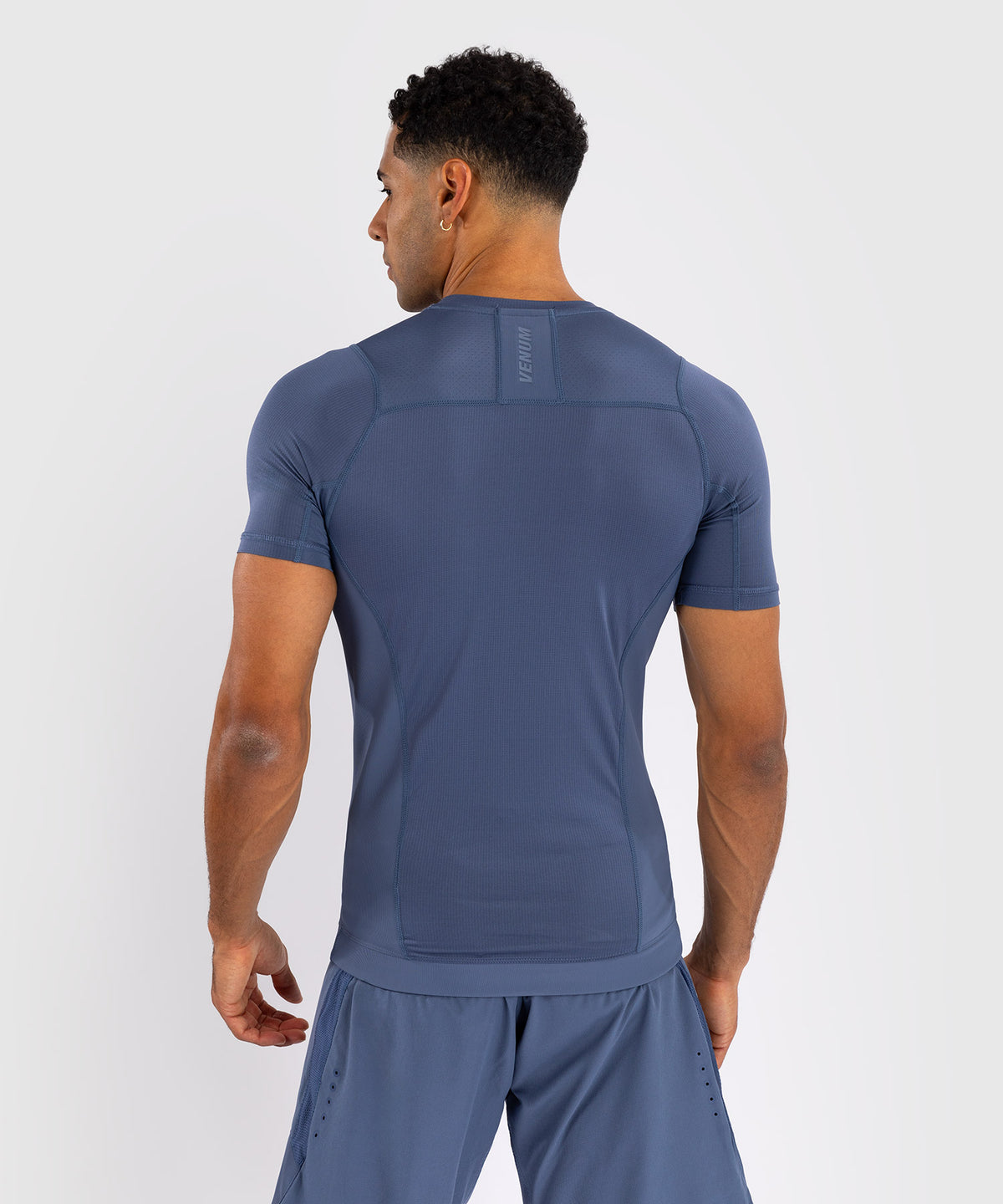 Venum G-Fit Air Men's Short Sleeve Rashguard - Foggy Blue
