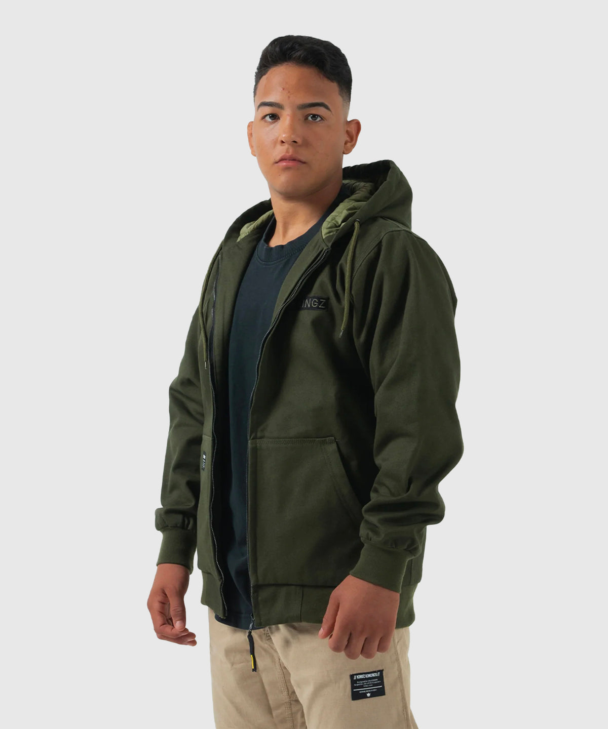 Kingz Giacca Canvas - Cachi