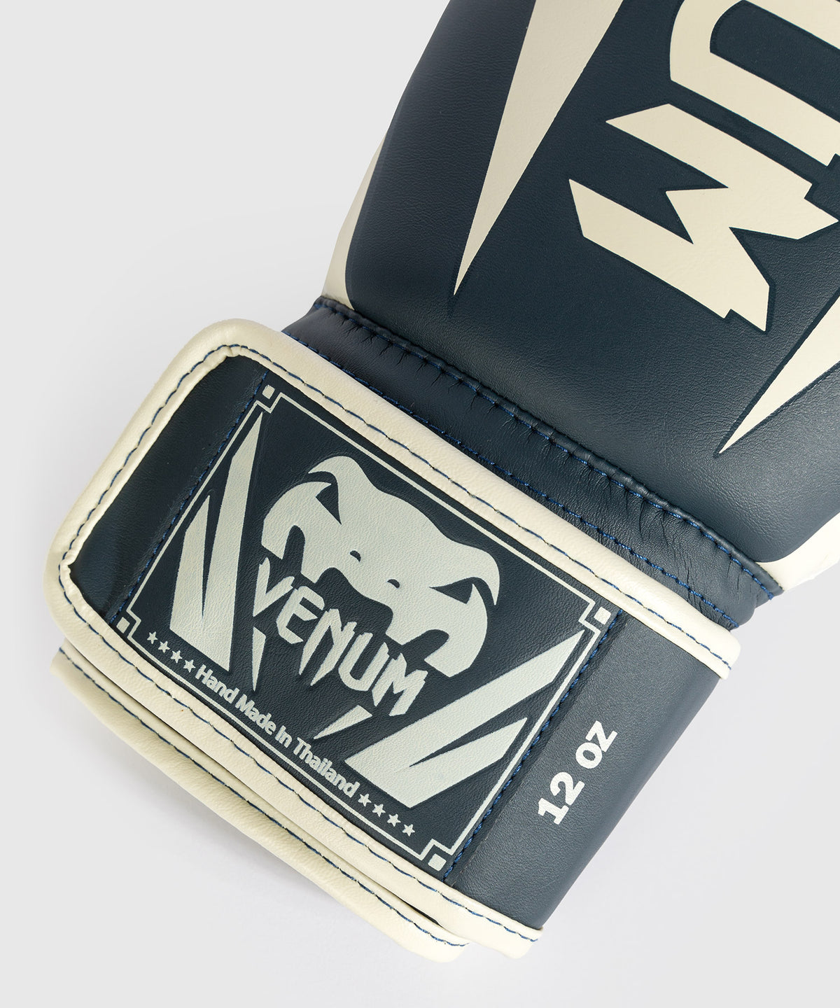 Venum Elite Boxhandschuhe - Weiß/Marineblau