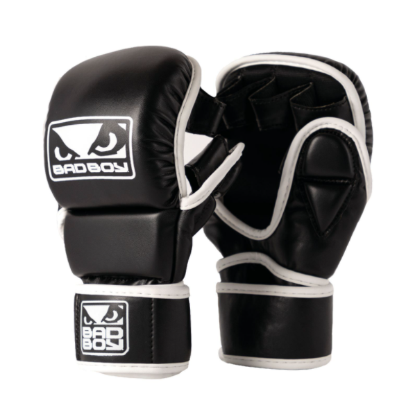 Gants de sparring MMA Bad Boy - Noir/Blanc