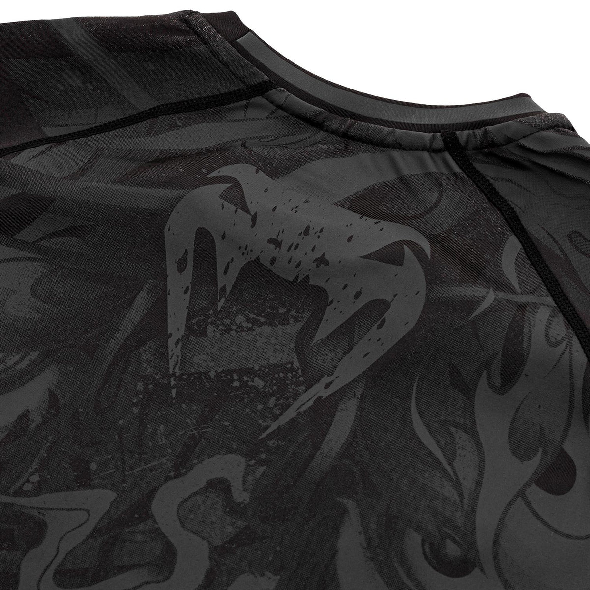 Venum Devil Rashguard - Langarm - Schwarz/Schwarz