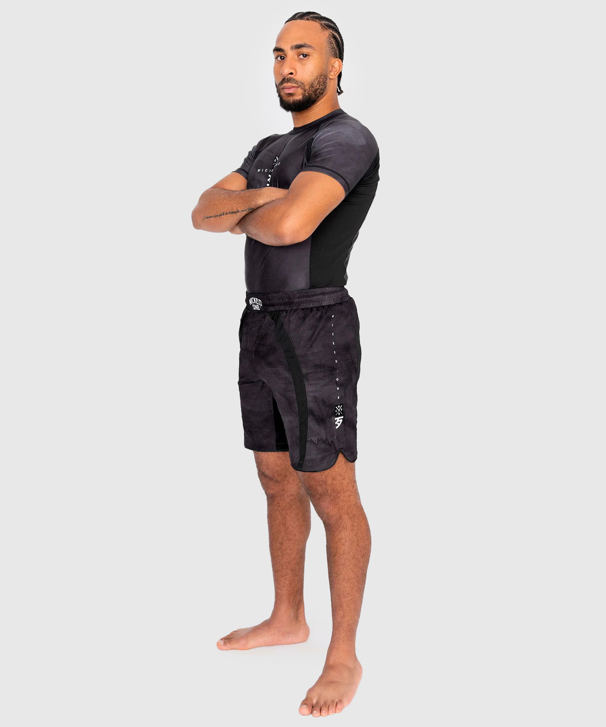 Wicked One Eager Contest Fight Shorts - Black