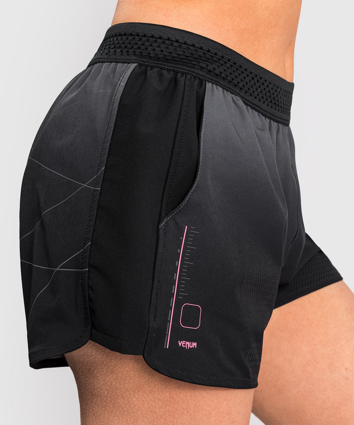 Venum Tactical XT Training Shorts Mujer - Negro/Gris Tormenta