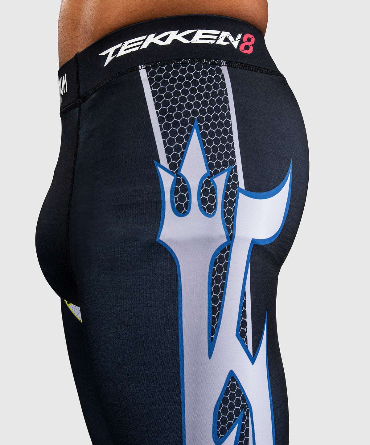 Venum x TEKKEN 8 Spats - King - Schwarz/Gelb