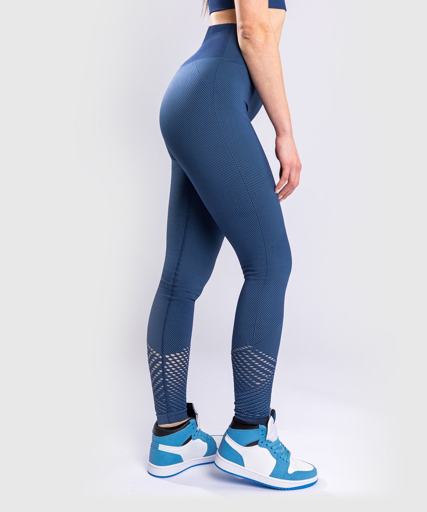 Venum Sparring Seamless Leggings - Duck Blue