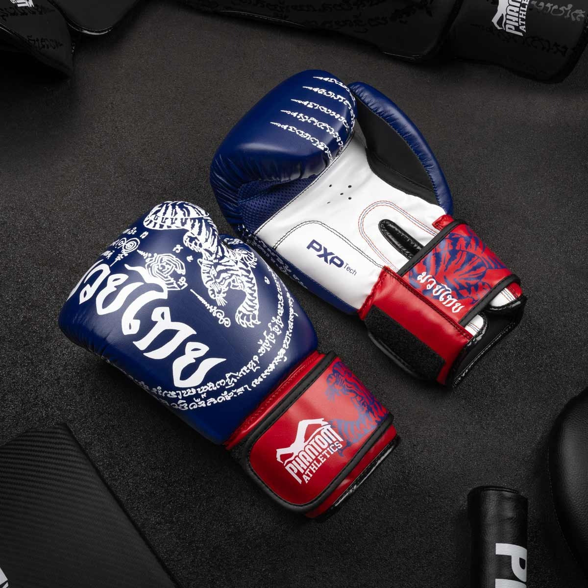 Phantom Athletics Muay Thai Boxhandschuhe - Blau