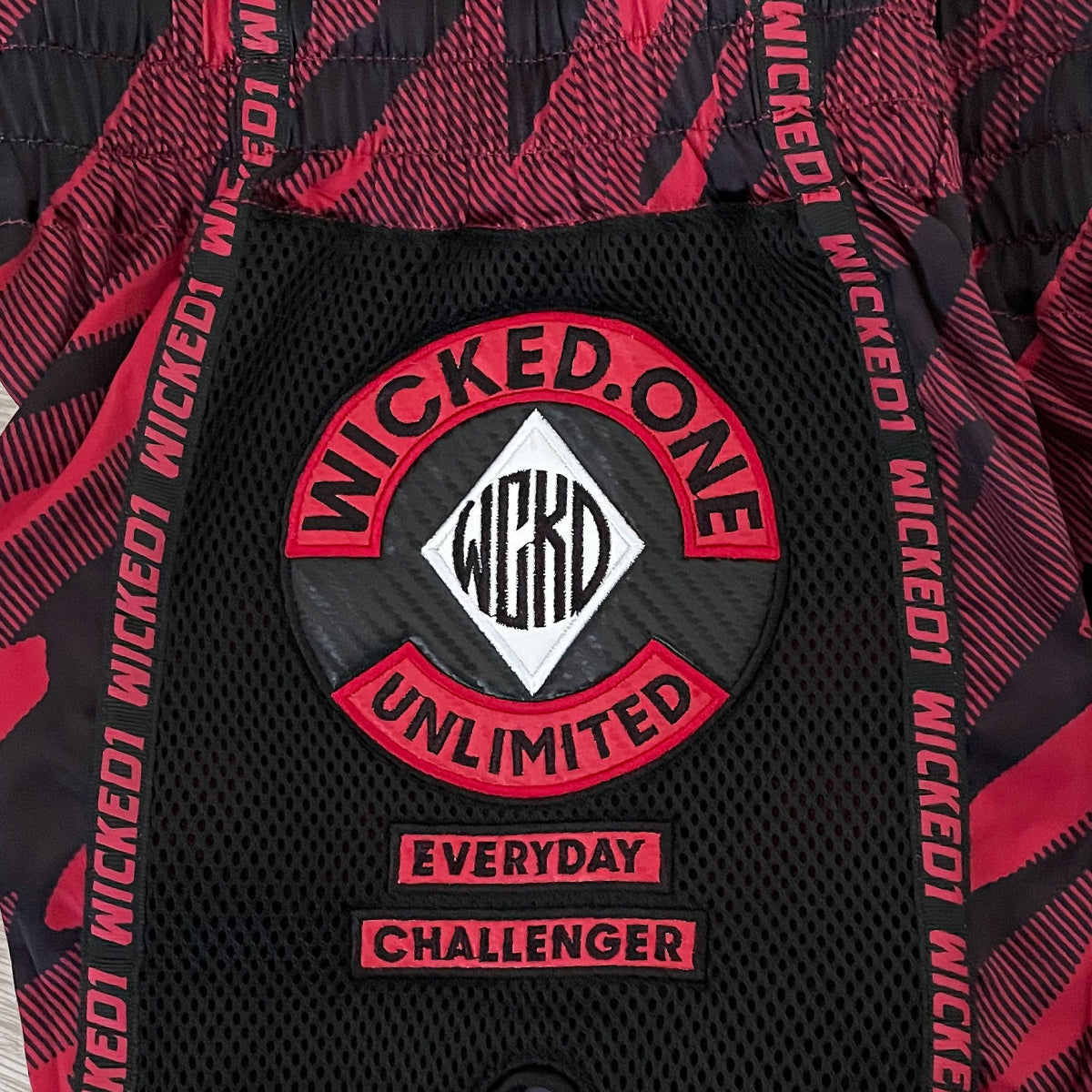 Wicked One Offensive Muay Thai Shorts - Rot