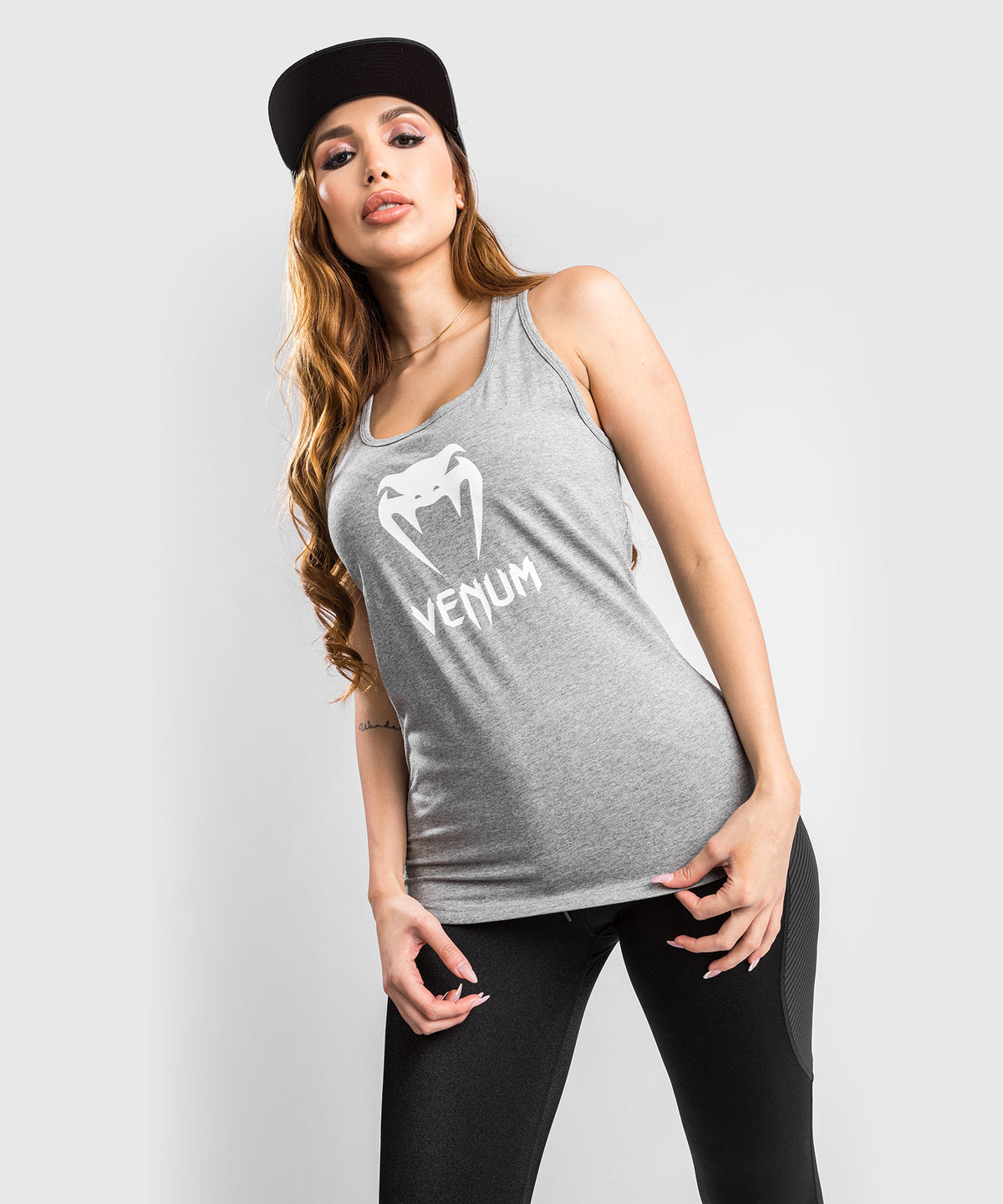 Venum Classic Tank Top – Für Frauen - Hellgrau Meliert