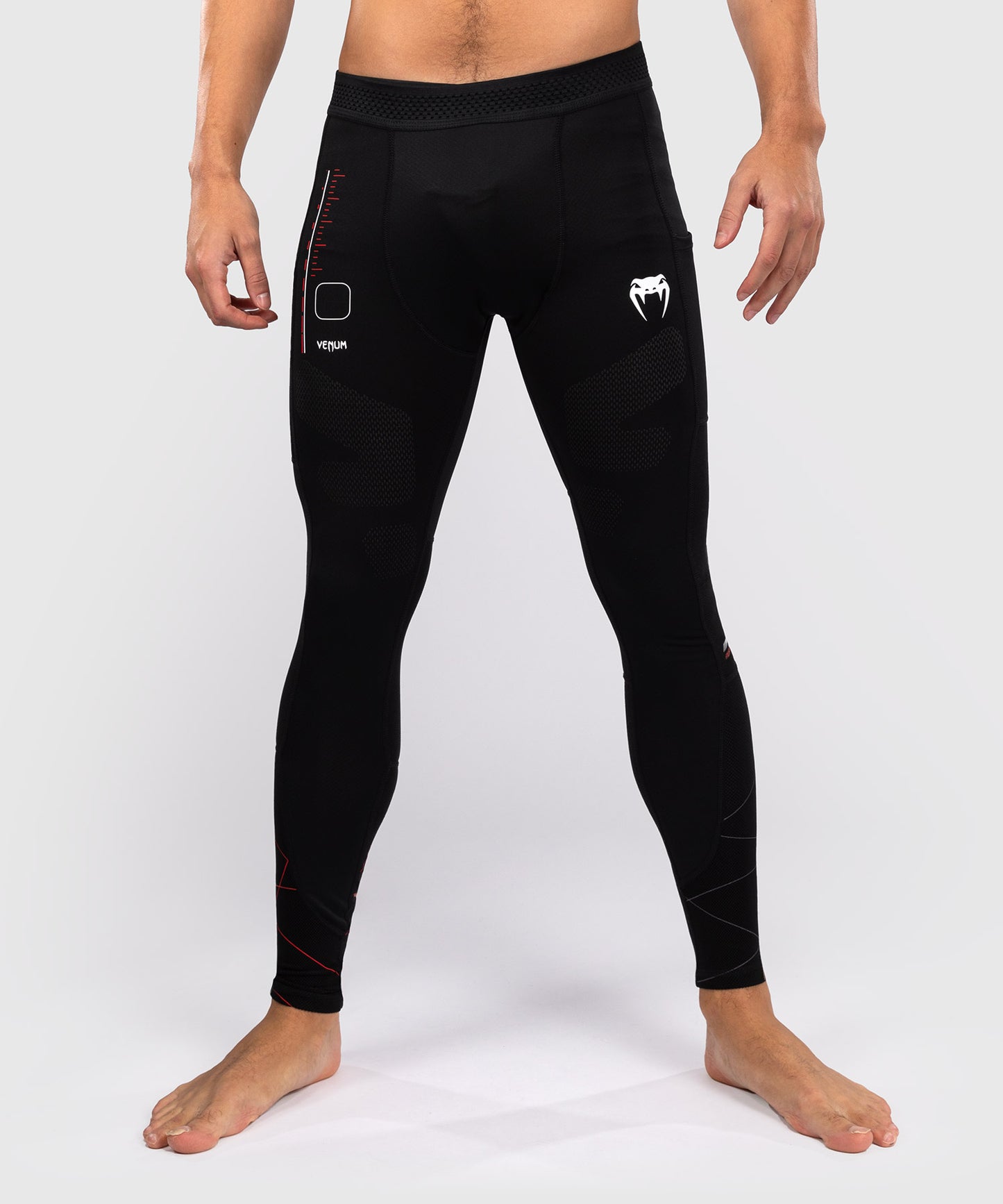 Pantalon de Compression Venum Tactical XT- Noir/Rouge Feu