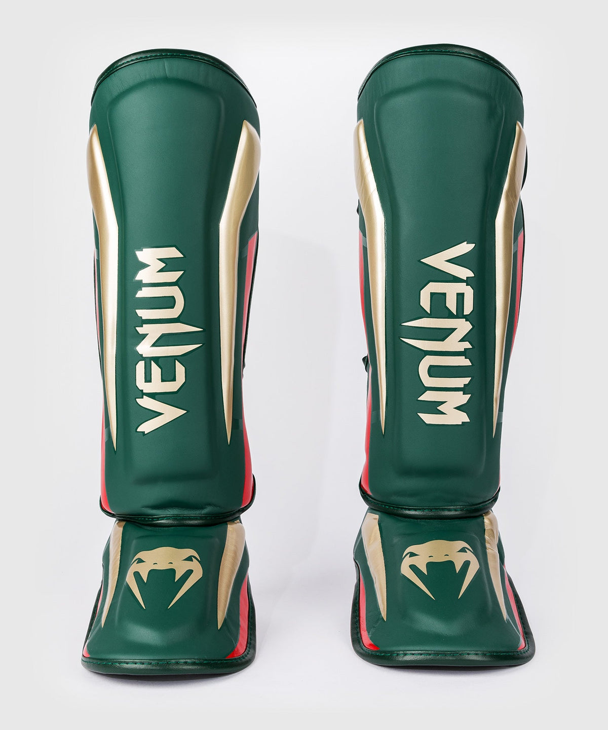 Venum Elite Protectores de Espinilla - Verde - Edición especial