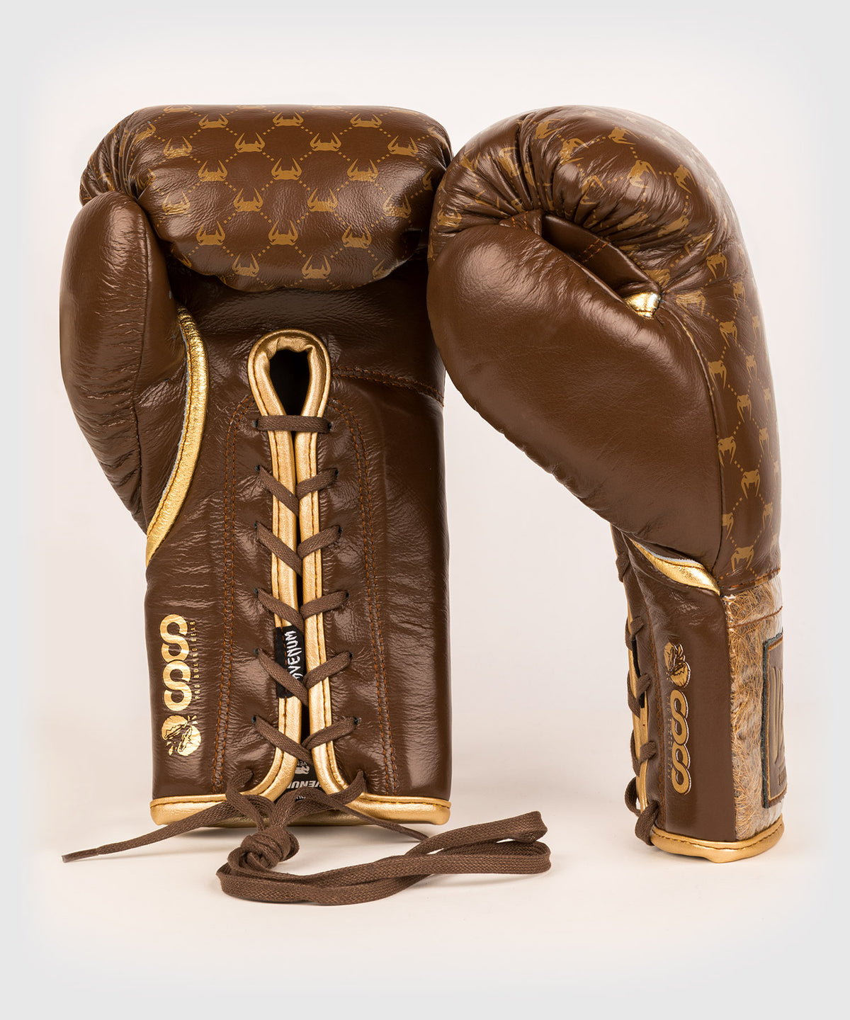 Guantes de boxeo Venum Coco Monogram Pro - Marrón grisáceo