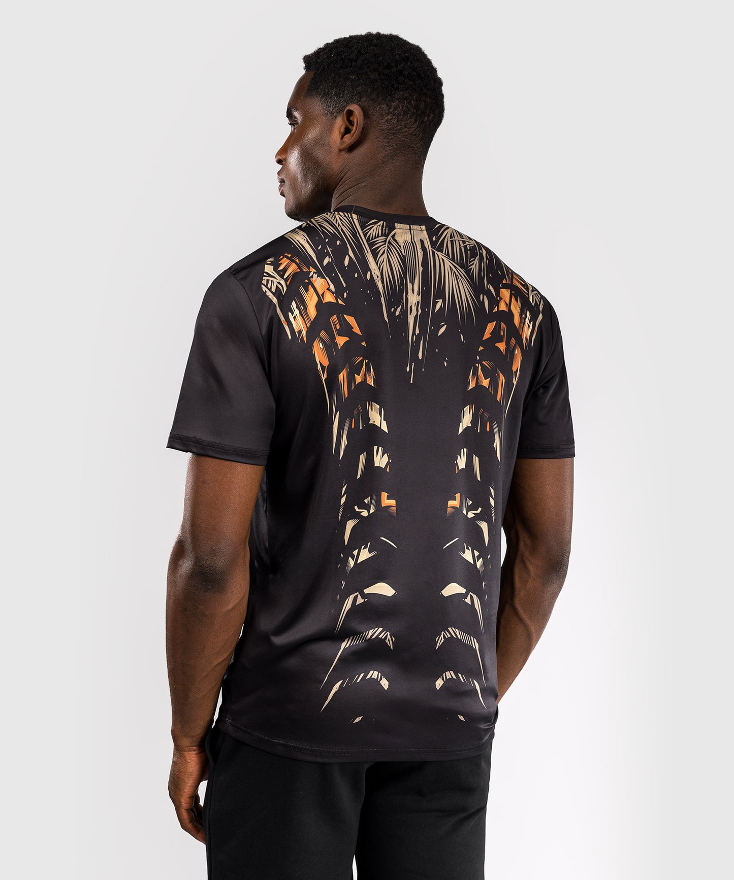 Venum Tiger Maglietta Uomo Dry-Tech - Nero/Arancione Neon