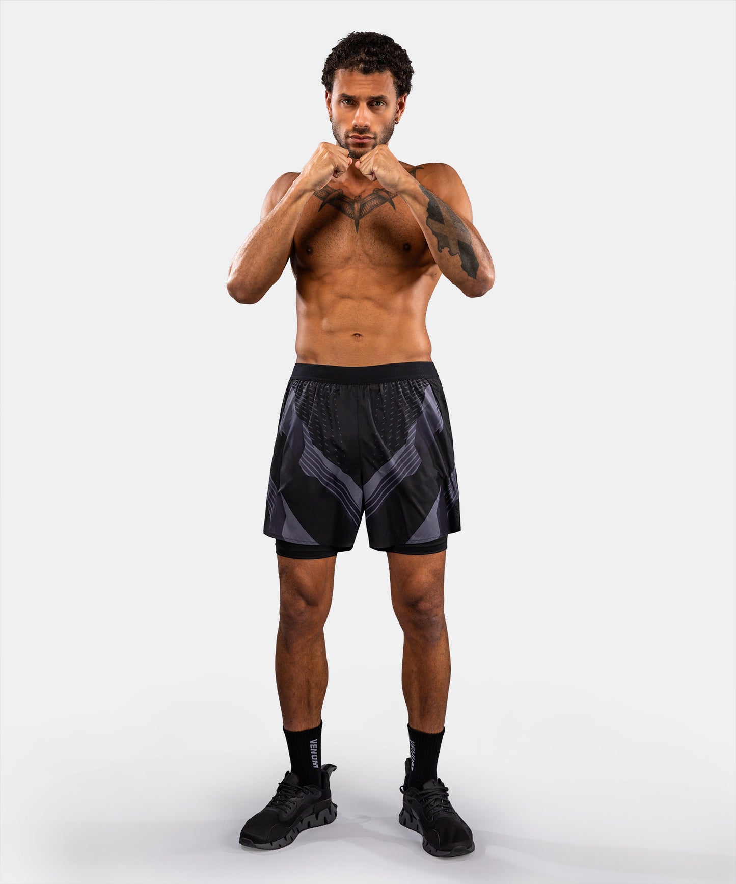 Short d’Entraînement Venum No-Gi 6.0 - Noir/Gris