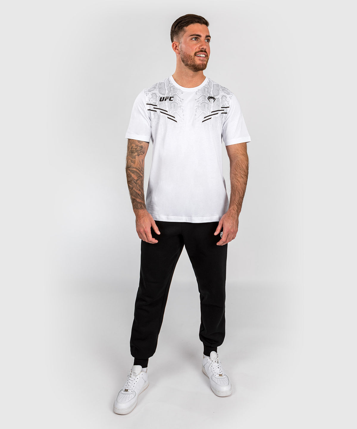 UFC Adrenaline by Venum Replica Maglietta a maniche corte da Uomo - Bianco