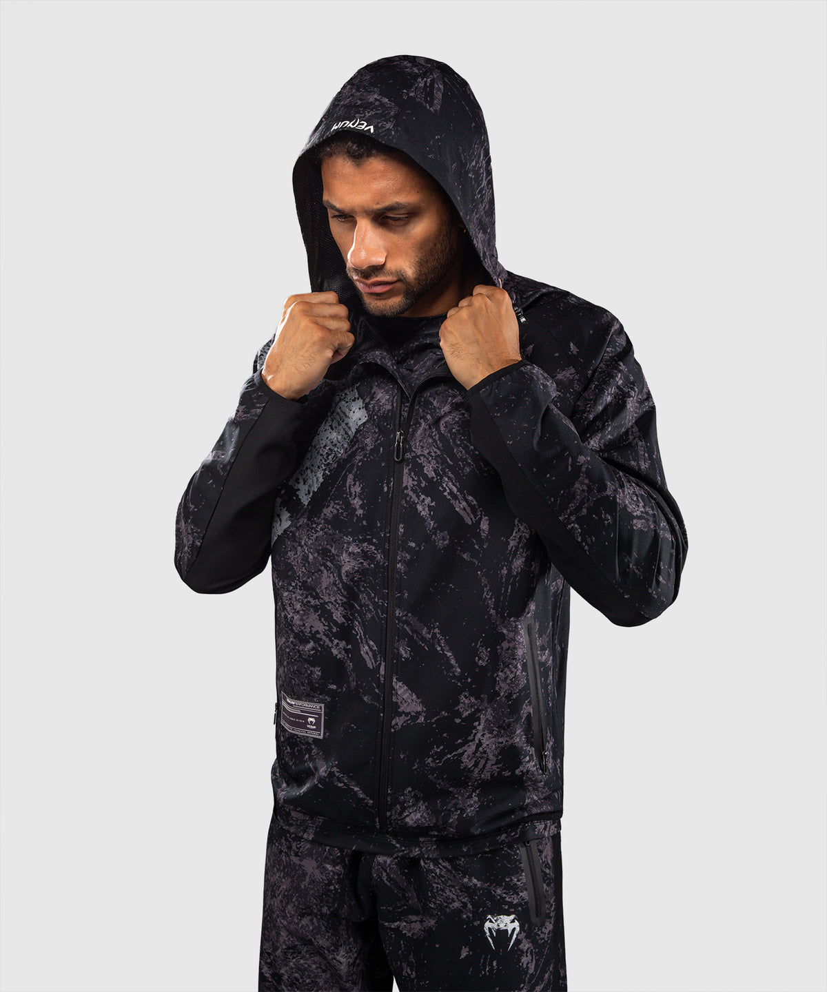 Venum Rage & Workout Track Jacket - Black/Grey