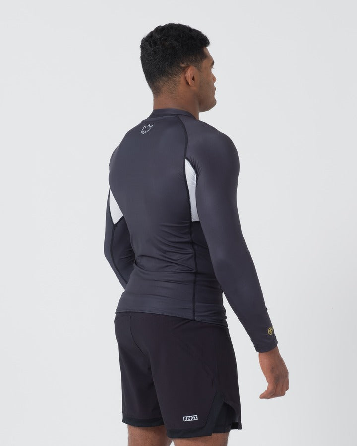 Kingz Ranked Performance V2 Rashguard a Maniche Lunghe - Nero