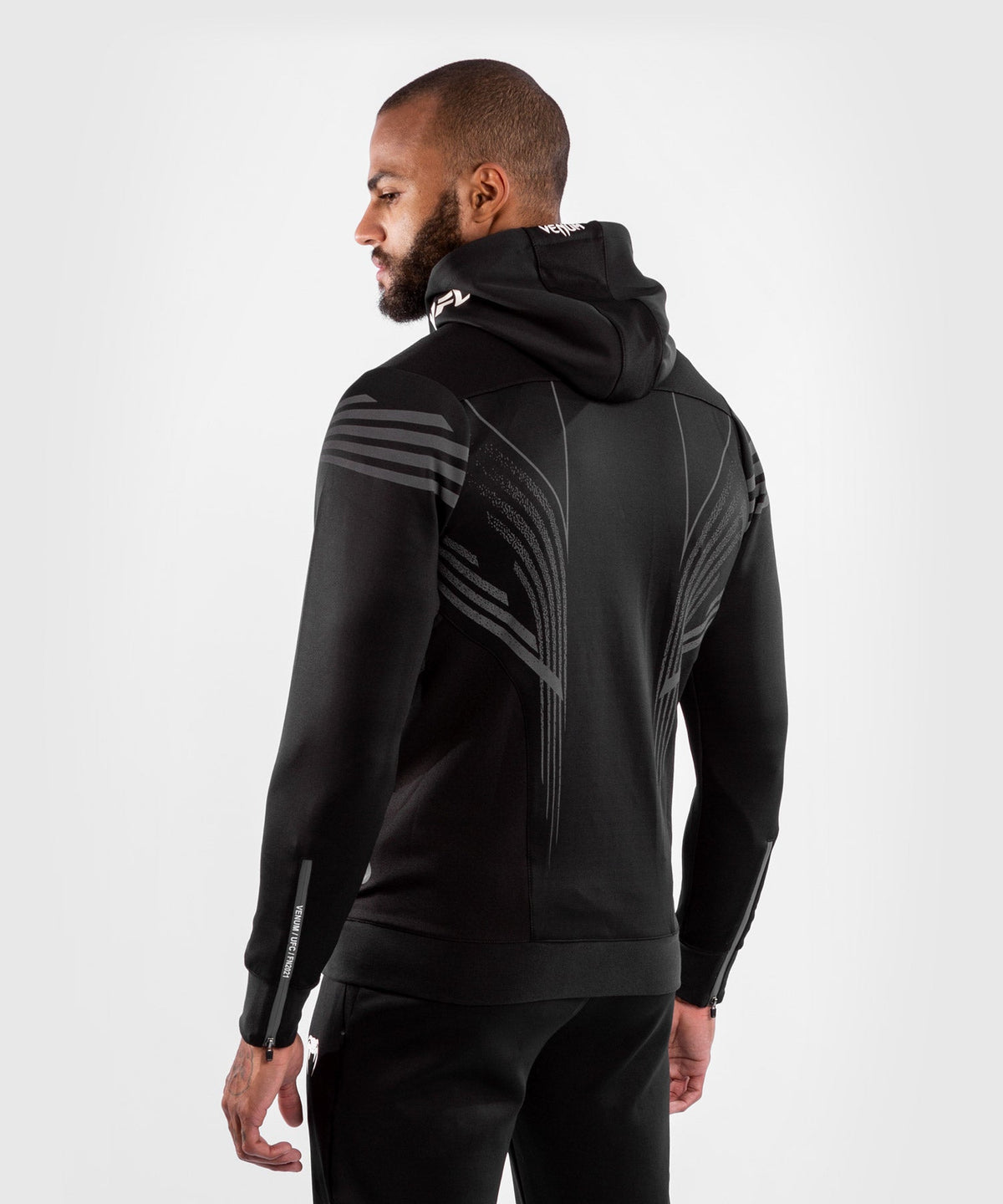 Men's UFC Hooded Sweatshirt Venum Authentic Fight Night - Black
