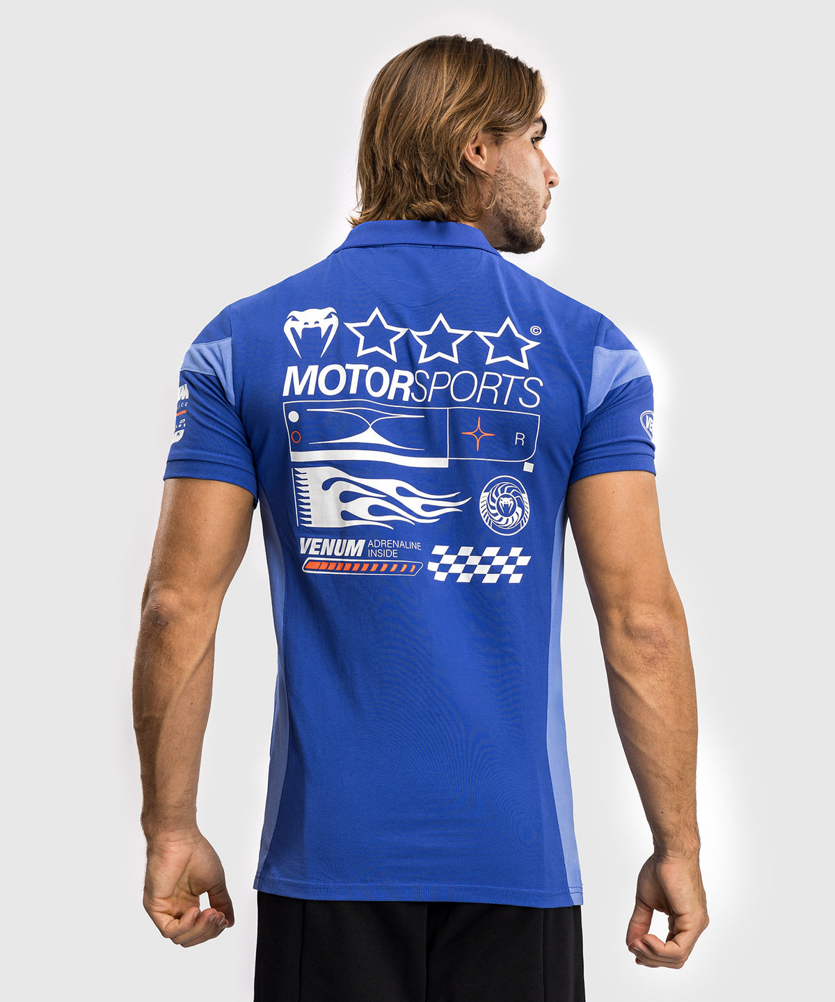 Venum Motorsport Baumwoll-Polo - Königsblau