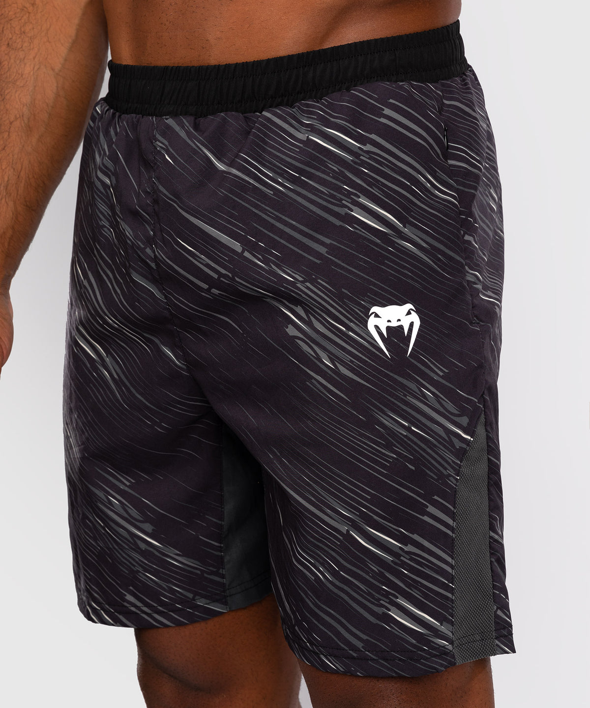 Venum Rapid Pantalones Cortos de Entrenamiento - Negro/Gris Tormenta