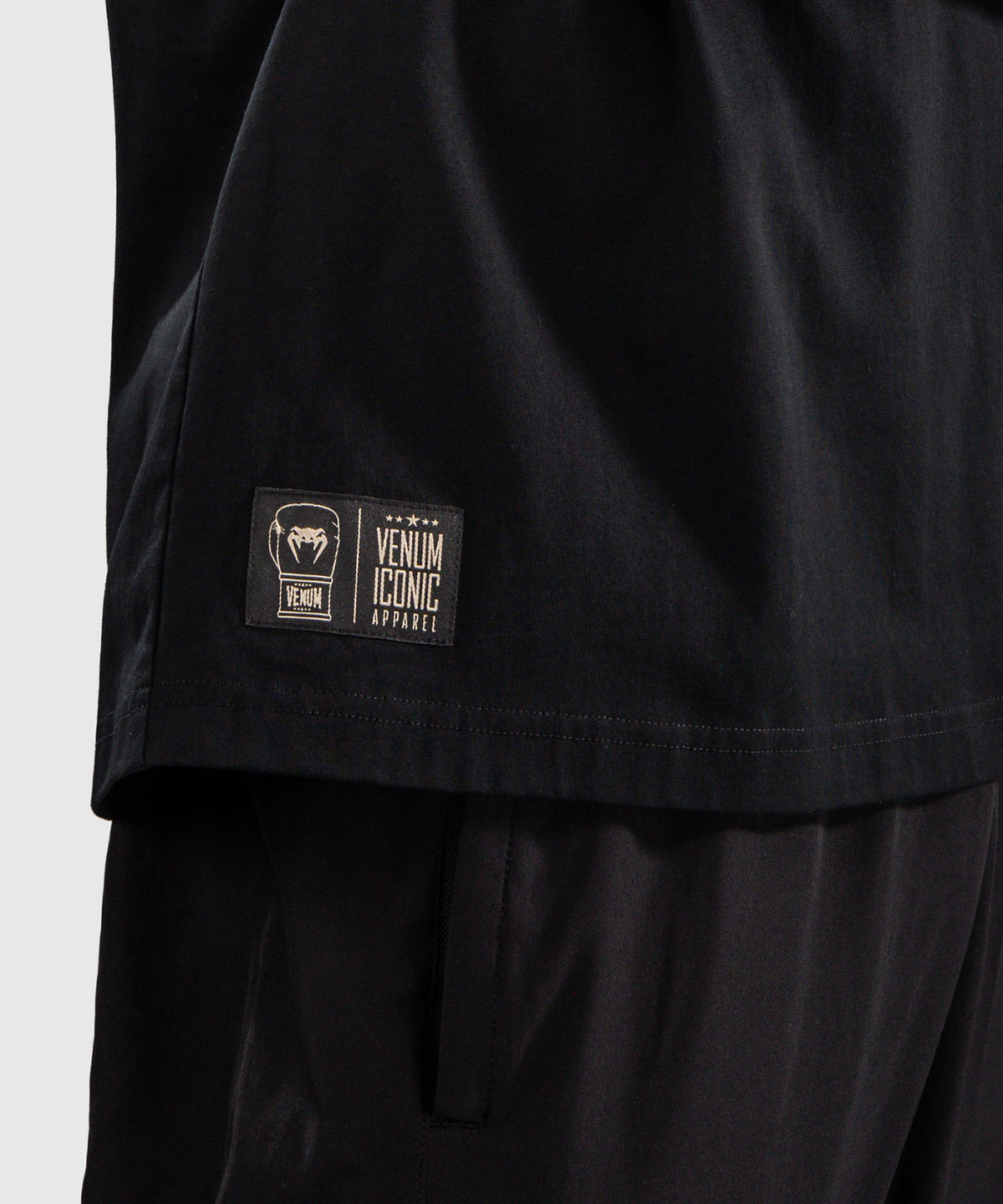 Venum Fight Icon T-shirt in Cotone - Nero