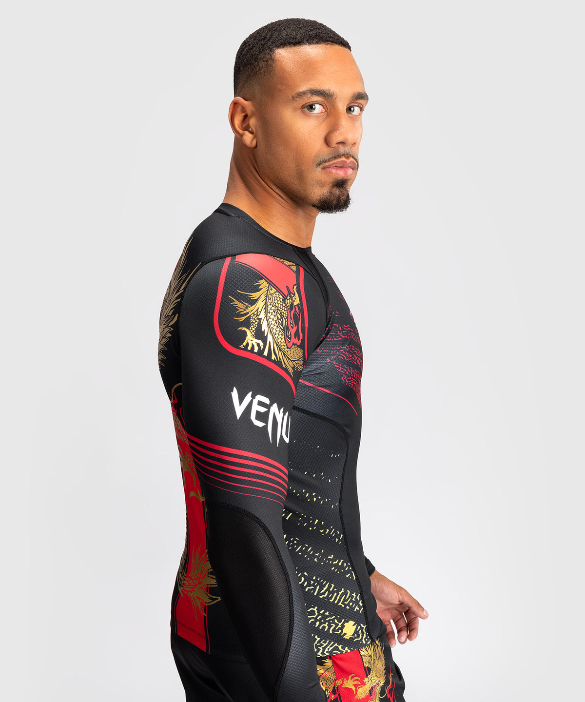Rashguard Venum x TEKKEN 8 - Marshall Law - Noir/Rouge/Or