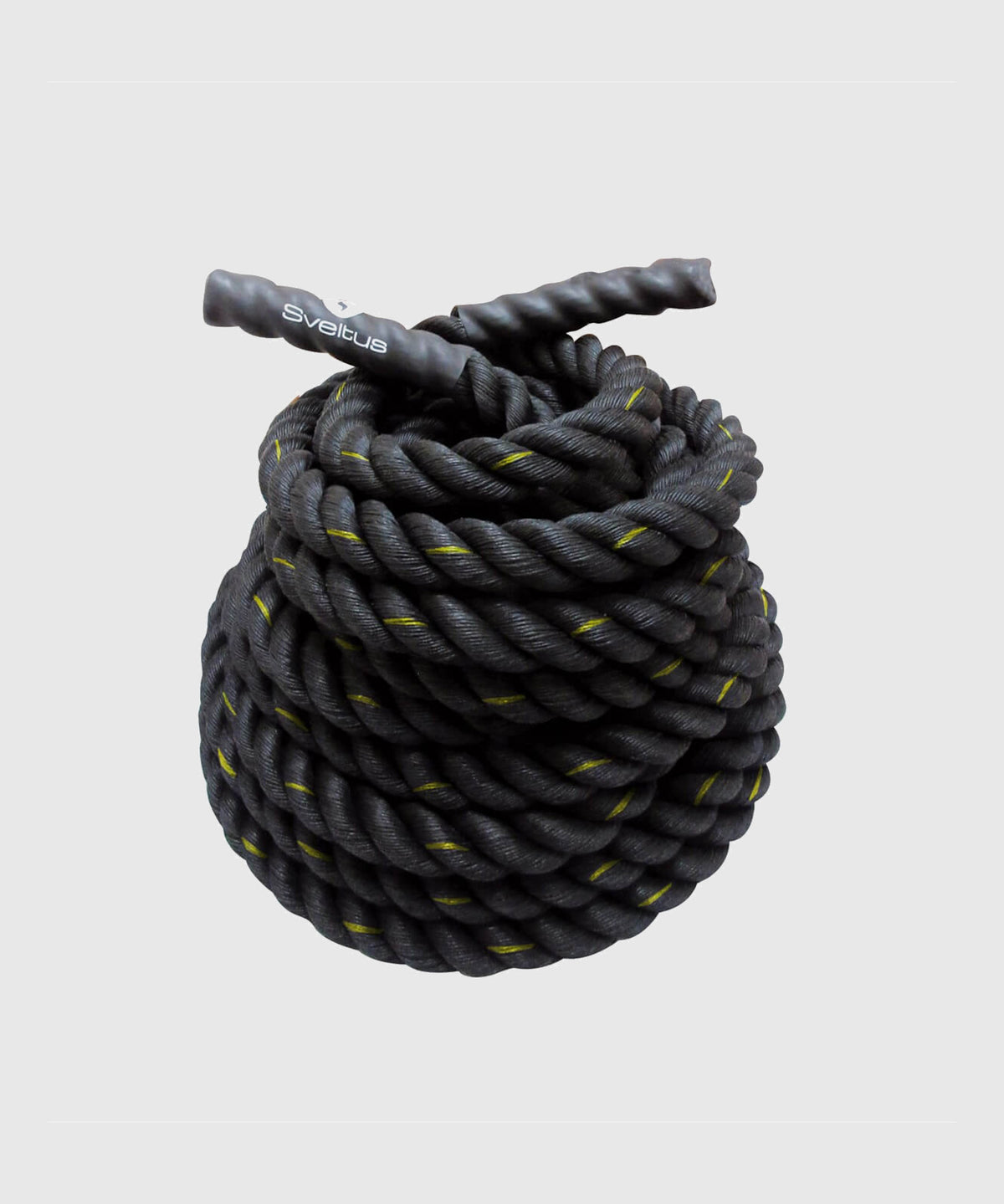 Sveltus Battle Rope – 10 m – Schwarz/Gelb